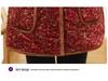Women's Mid-Length Winter Jacket: Grandma Style, Fleece-Lined, Thickened Cotton for 60s-70s Cold Protection.