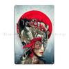 Girl Metal Plaque Wall Cave Designing Living Room Funny Custom Tin Sign Poster