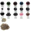 560 Pcs 15-grid Safety Eyes and Noses Set for Amigurumi Teddy Bear Plush Toy