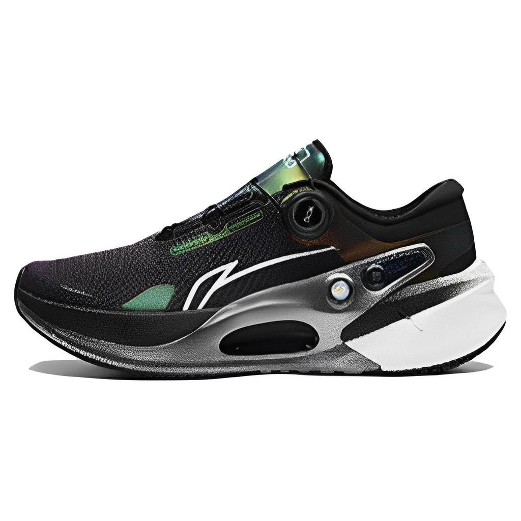 Li Ning Furious Rider 7.0 PRO Abriebfest Atmungsaktiv Niedrig geschnitten Laufschuhe Herren Schwarz ARZT001-3
