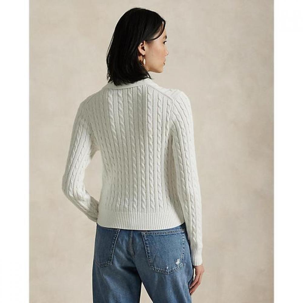Polo Ralph Lauren Women S Cable Knit Cotton Cardigan wmpoSwendw20399100