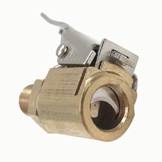 Car Truck Tyre Valve Air Tire Inflator Clip Pump Nozzle Metal Adapter Connector