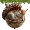 Funny Christmas Ornaments Holiday 3D Home Decor Pine Cone Animal Christmas Ornaments For Indoor Outdoor Living Room Wall Door