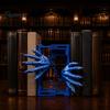 Creative Monster Bookends Flying Dragon Bookend, 3D Printed PLA Fantasy Decorative Book Stand, Gothic Style Display Shelf Stabilizers Heavy