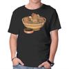 Unisex Crew Neck T-Shirt Capybara Cute Ramen Graphic Short Sleeve Casual Tee