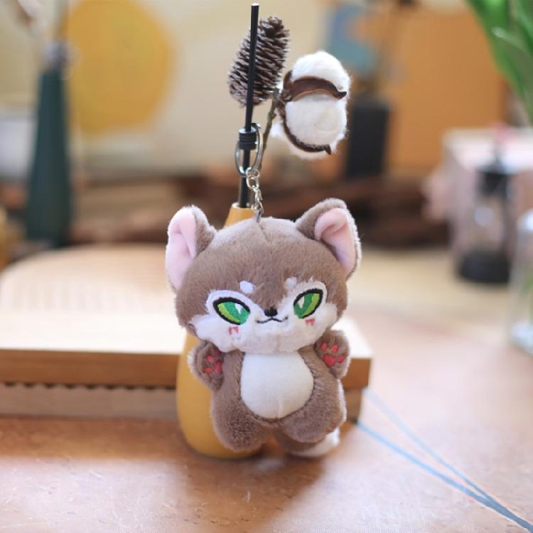 Bag Charm Plush Keychain Plush Material Backpack Pendant Suitable for Bags Keys