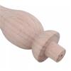 A84E-40 Pcs 7.6X1.8Cm Beech Unpainted Unfinished Wood Craft Spindles Baluster For Home Restaurant Decor Repair Decoration
