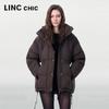 Jinyujie Women's Ballet-Style Mid-Length Down Jacket