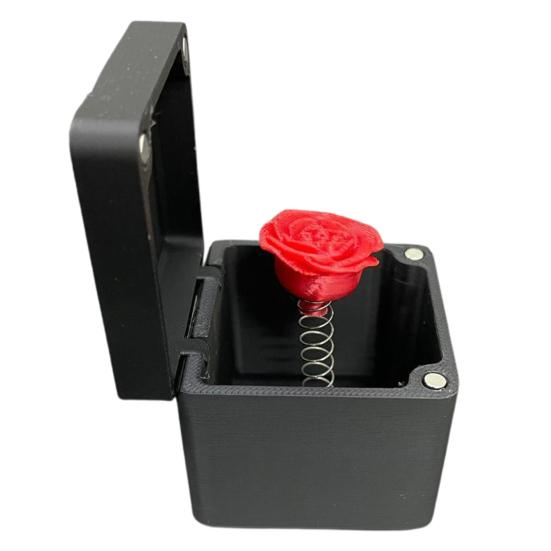 Valentine's Day Rose Gift Box Spring Popping Red Flower Love Heart In