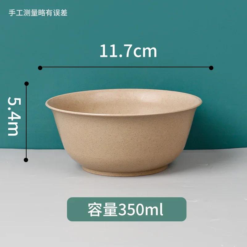 25PCS Disposable Rice Husk Bowl Thickened and Hard Food Grade Biodegradable Household Rice Bowl