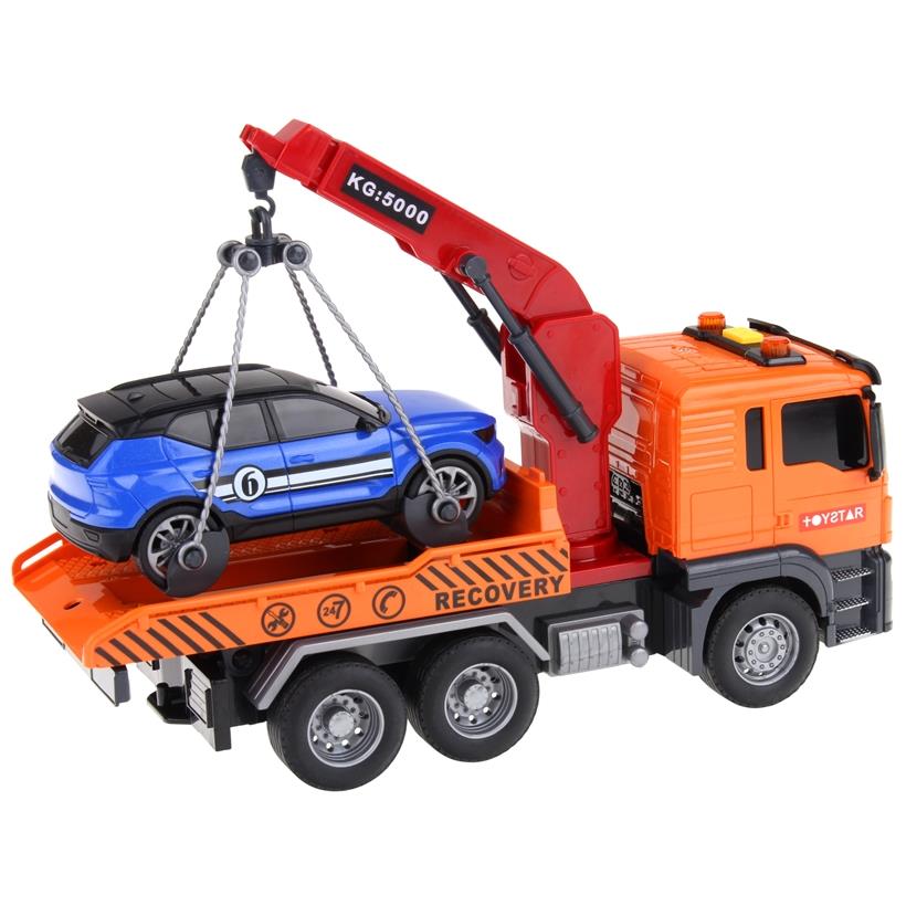 Car Truck Roadside Assistance Tow Truck with Crane Tow Truck + Car