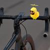 Ducks Motorcycle Captain, Dashboard Car Duck | Yellow Duck Cycling Decoration with Propeller Helmet