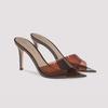 Women's Nude Transparent Stiletto Slippers - Comfortable, Open-Toe High Heels for Outdoor Wear