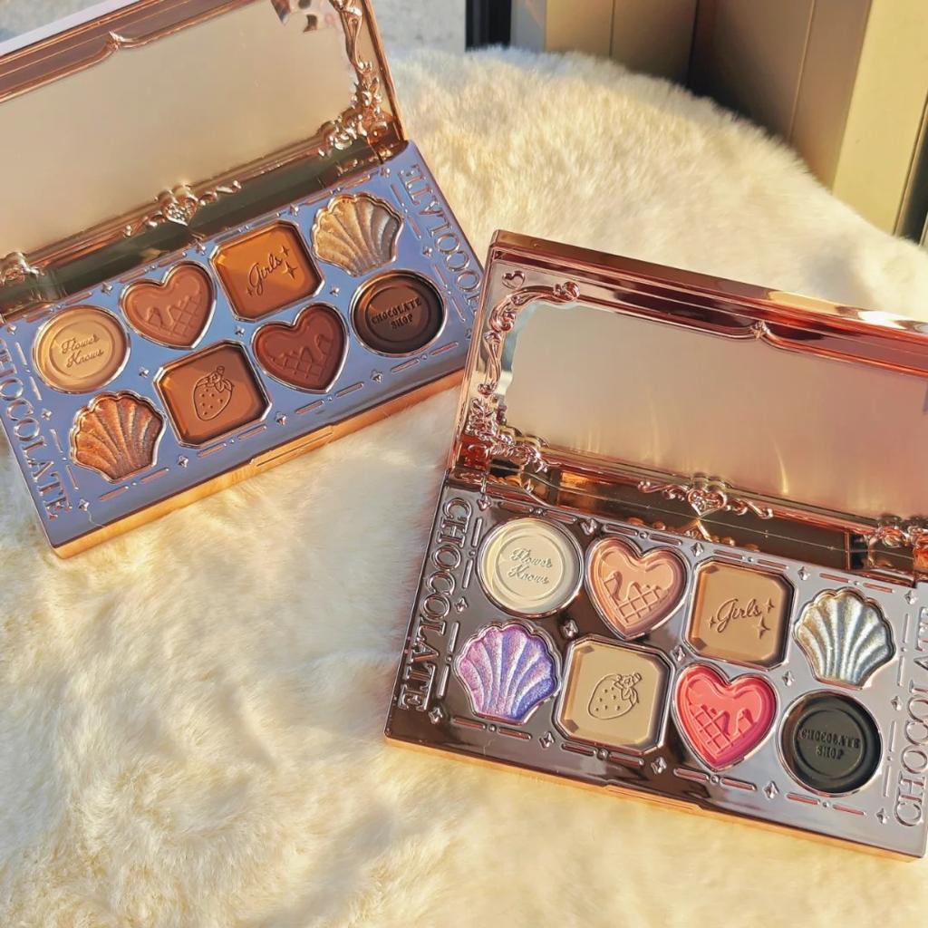 Flower Knows 2026 Bunny Garden Oogschaduw Palet Schattig Konijn Thema Alles-in-één Cosmetische Collectie met Blush & Highlighter