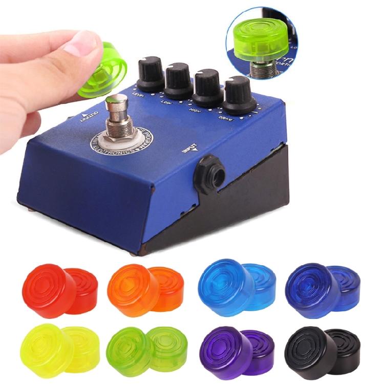 Foot Nail Cap Pedal Topper Color Protection Cap Guitar Effect Footswitch Toppers
