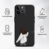 Minimalist Couple Matching Case For iPhone 17Air 16 15 14 13 12 11 Pro Max Plus Friends Cartoon Shockproof Soft TPU Back Cover
