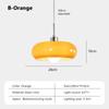 Medieval LED Glass Pendant Light Orange/White Home Deco Chandelier Living Room Restaurant Bedroom Indoor Decoration Hanging Lamp
