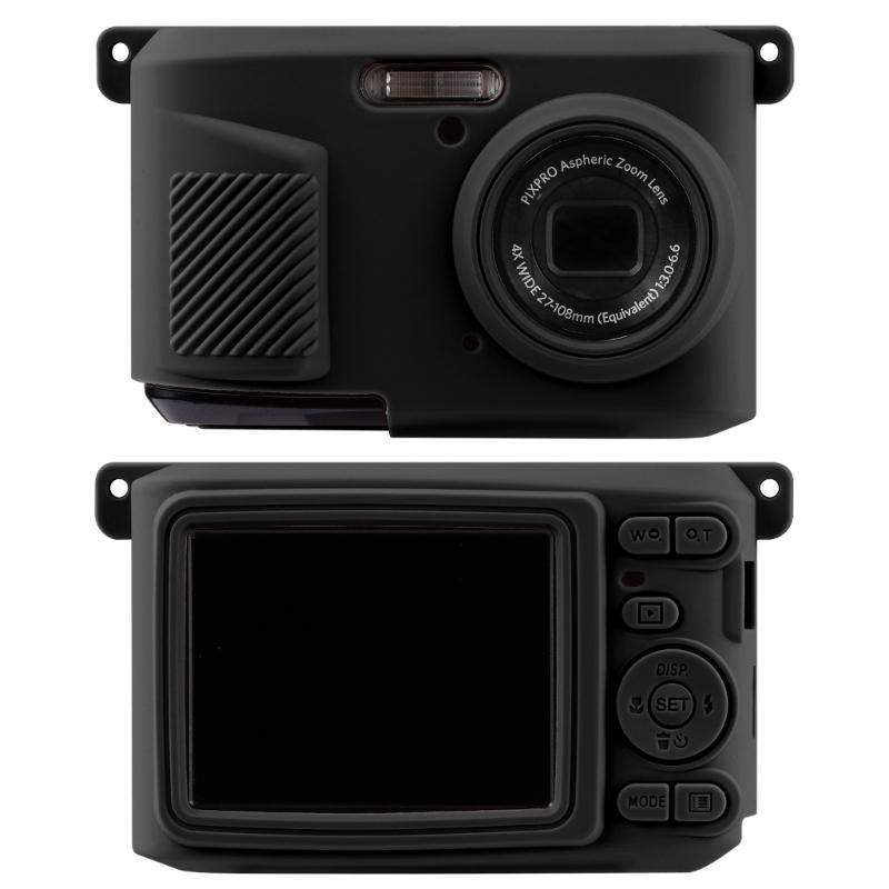 Premium Silicone Protective Cover For PIXPRO FZ45 Camera Case Shockproof Shell Durability Case with Shoulder Strap