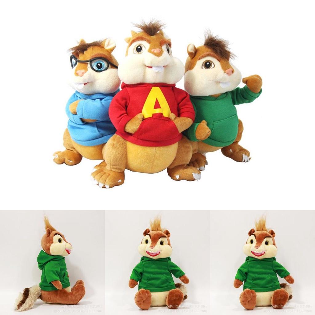 Knuffelige Alvin And The Chipmunks Pluche Zacht Knuffeldier Poppen Speelgoed Cadeau
