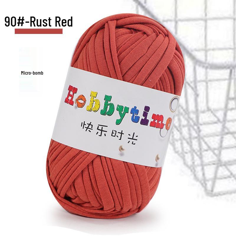 Cloth Strip Yarn DIY Crochet Kit: Handmade Bag, Knitting Material for Cushions, Carpets, and Dolls