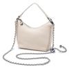 Small Crossbody Bags Purse for Women Detachable Chain Strap Messenger Bag Trendy Leather Dumpling Shape Lightweight Mini Handbag