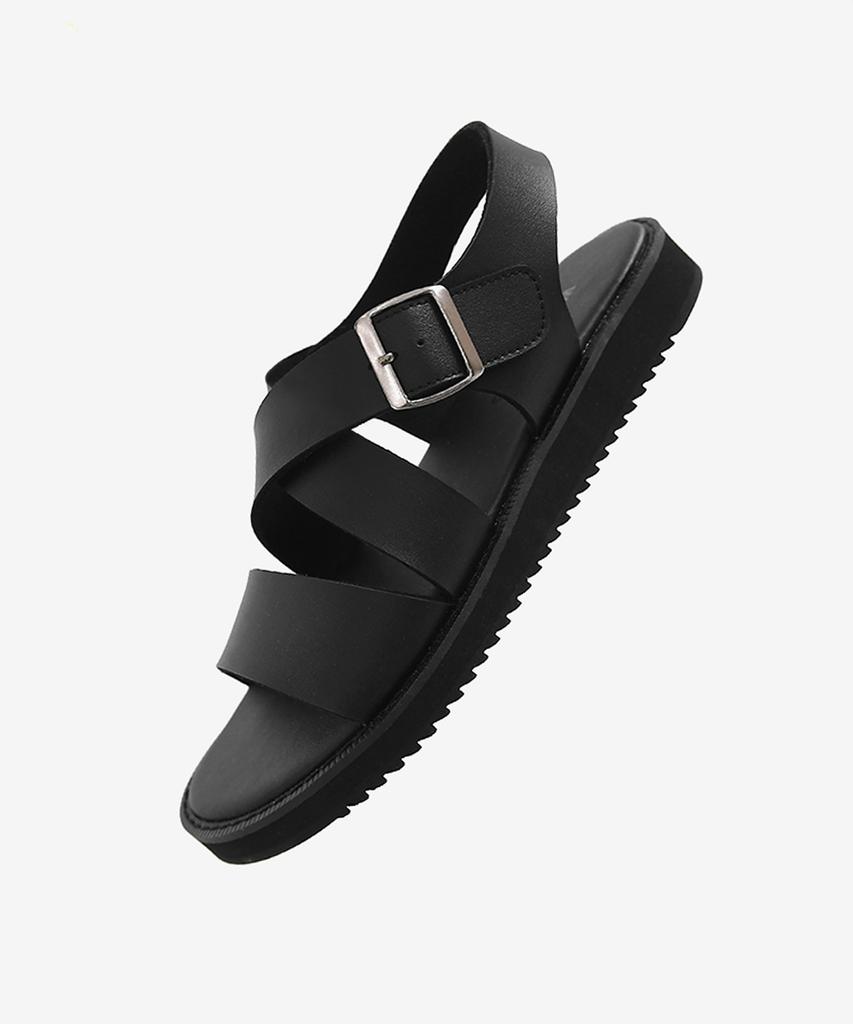 Wetheroad Wtrd4109 Aiden Cross Sandals Matte Black [230~290Mm]