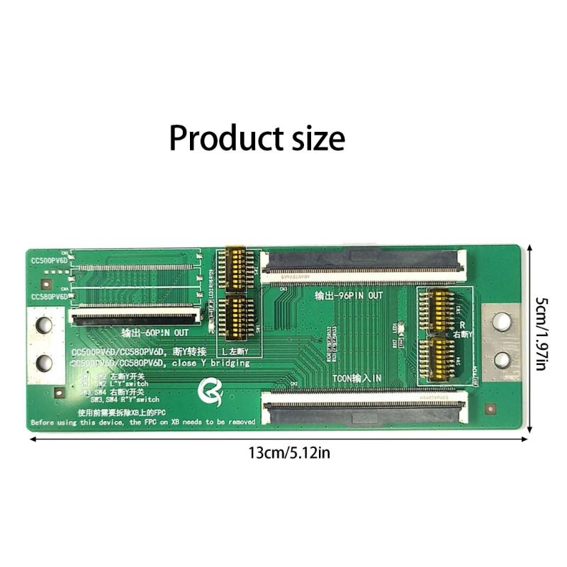 Precise CC500PV6D CC580PV6D Bridging Circuit Board For Automotive Electronics And Industrial Control System 60P 96P