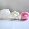 Yarn Ball Shaped Silicone Mold Candle Mold Non-stick Easy To De-mold for Making Soap Candle Plaster Fondant Decorations