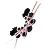 Versatile Acrylic Hair Claw Ballet Style Ribbon Tie Bowknot Acetate Claw Clips Stylish Headwear Hair Accessory for Women