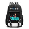 Large Capacity Schoolbag with Shoulder Strap; Student Three-piece Pencil Case Set