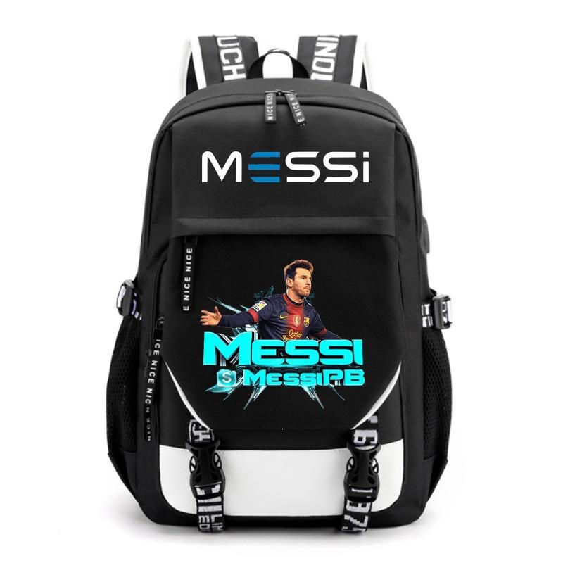 Large Capacity Schoolbag with Shoulder Strap; Student Three-piece Pencil Case Set