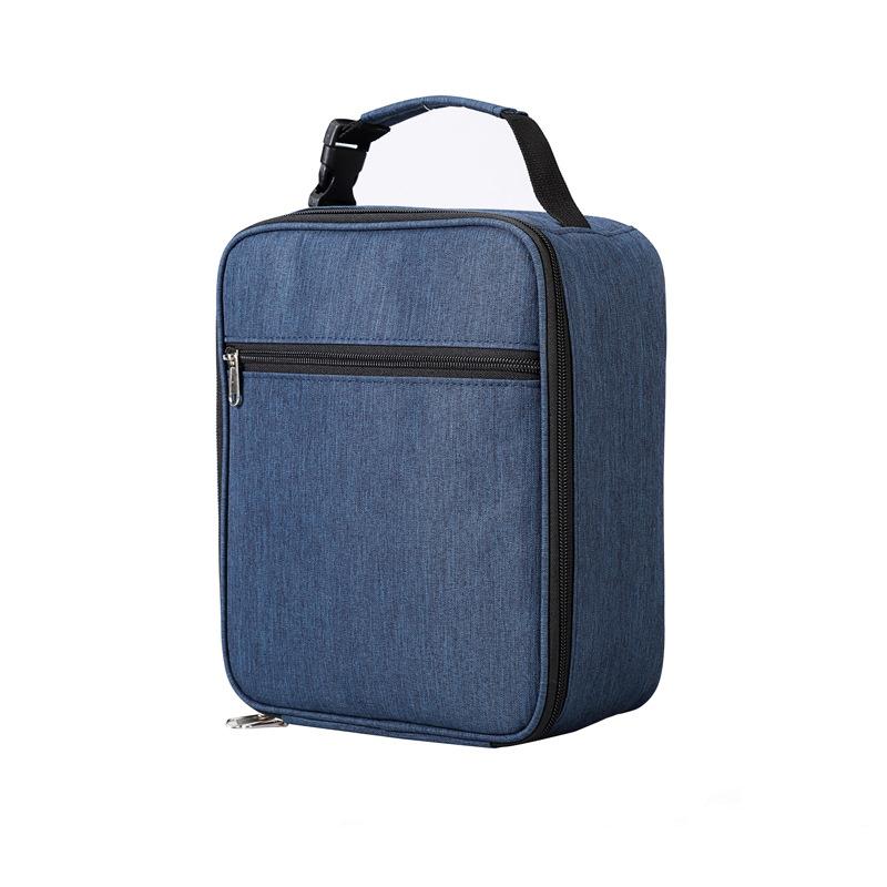 Solid Portable Insulated Thermal Cooler Lunch Bag Fashion Picnic Insulated Travel Food Tote Bags