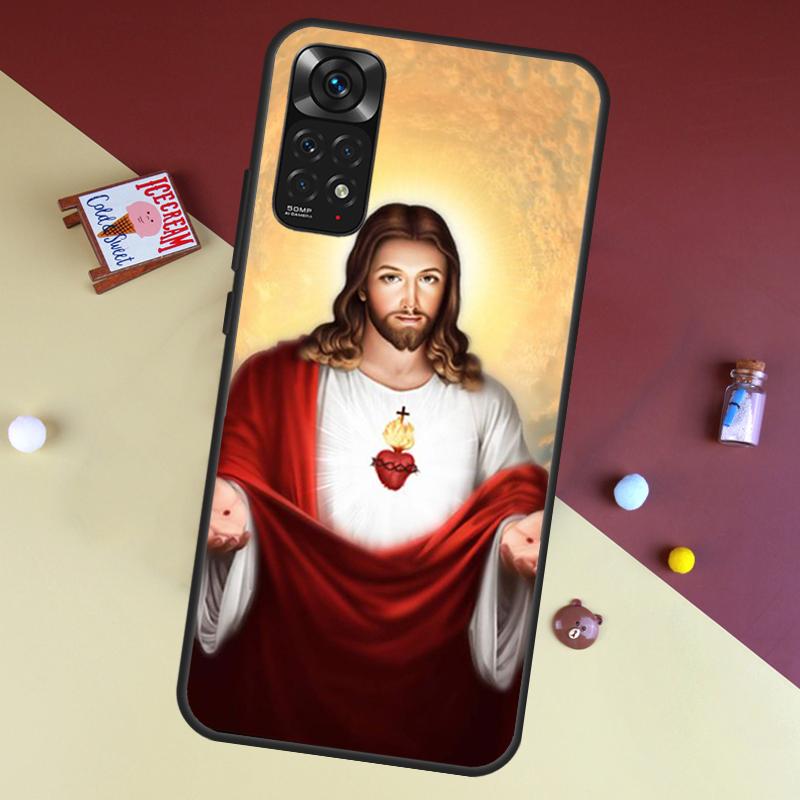 Jesus Christ God For Xiaomi Redmi Note 11 Pro Case For Redmi Note 8 9 12 10 Pro 9S 10S 11S 9A 9C 10C Cover