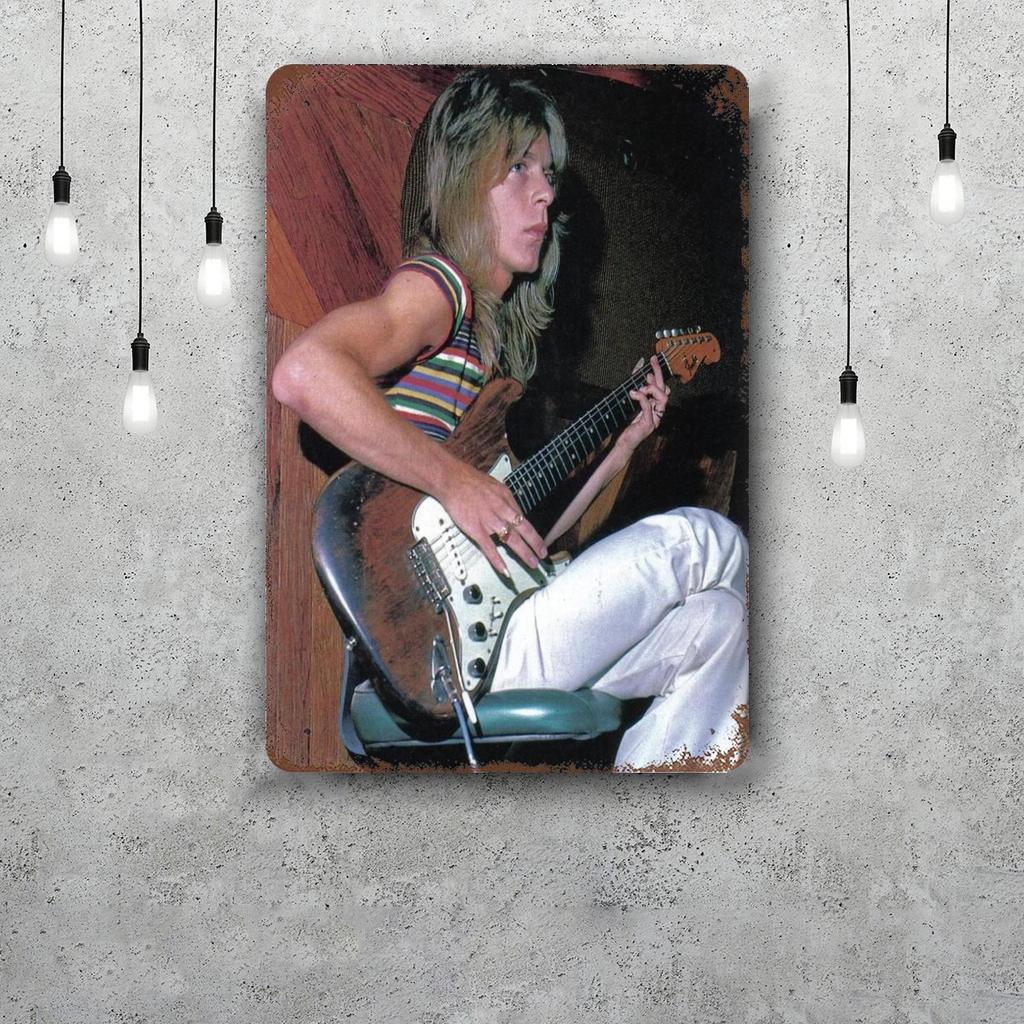 Randy Rhoads Retro Vintage Tin Sign Poster Decorative Plaque Metal Plate Wall Decor