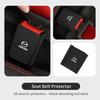 Car Buckle Protective Cover Fur Leather Safety Belt Protector Auto Accessories For Mazda 3 6 2 Axela CX5 CX3 CX30 CX9 Atenza IUE2