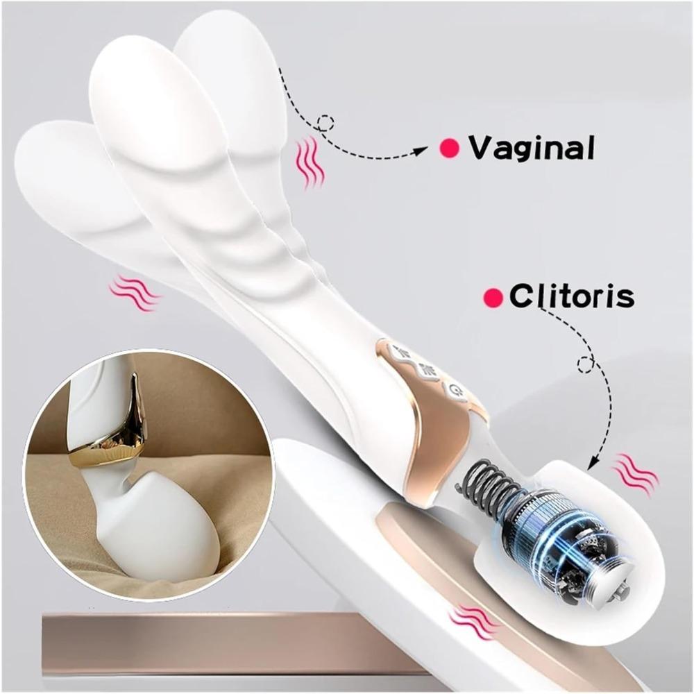 Female Masturbator Dual Head Powerful Female Clitoral Vibrator Massager Dildo G Spot Orgasm Clitoral Stimulator