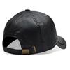 Outdoor Winter Cap For Seniors With Windproof Pu Leather Earmuff Baseball Hat With Adjustable Fit