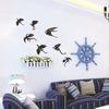 7Pcs 3D Dinosaur Dragon Wall Sticker DIY Living Room Halloween Party Decal Decor