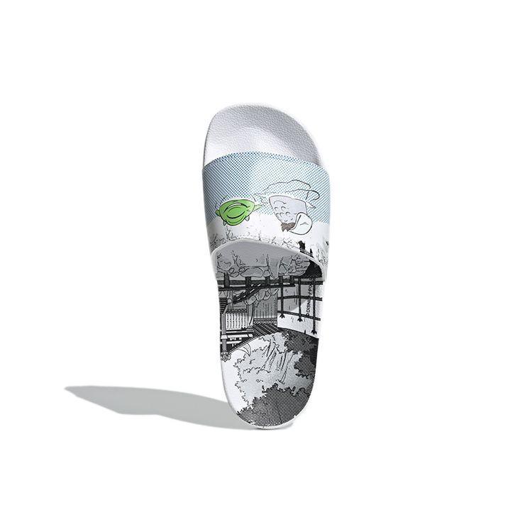 Monsters Inc. X Adidas Adilette Lite Mike & Sulley Unisex Sneakers White Cloud-White Core-Black GX0995