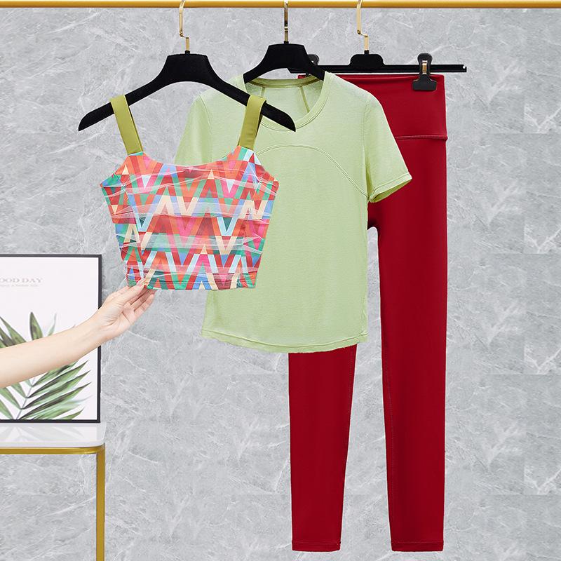 2025 Women's Sexy Sports Camisole Yoga Bra Set - Summer Fitness & Running Vest