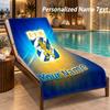 Custom Text Ifk Göteborg Print Beach Towel Large Towel For Home Bathroom Beach