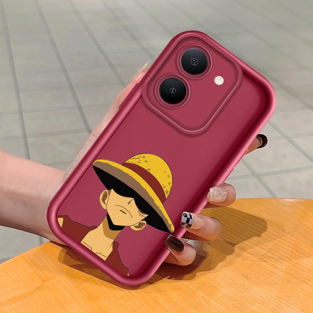 

Мягкий силиконовый квадратный чехол с рисунком лестницы для телефона, полное покрытие, противоударный защитный резиновый чехол для камеры для Vivo Vivo G2 5G темно-красного