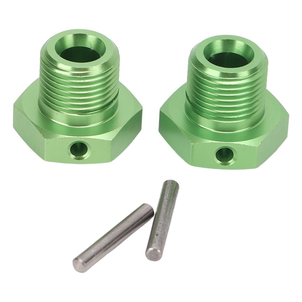1Pair Aluminum Alloy 17mm Wheel Hex Hub Adapter with Pin for   1Celsius8 RC Car Upgrade Part