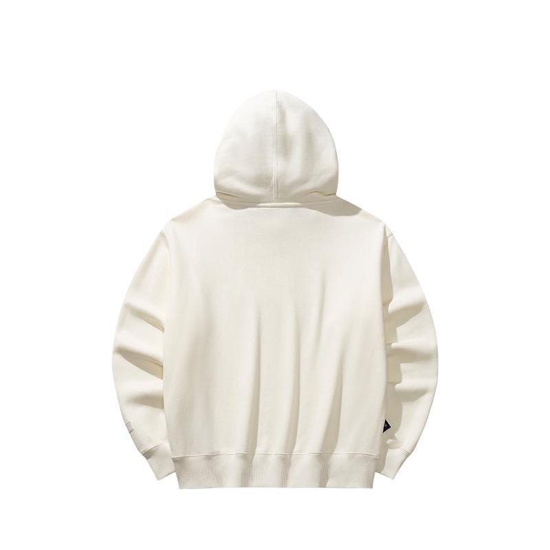 Anta Simple Loose Hooded Letter Sweatshirt Women Tops 162618709-1