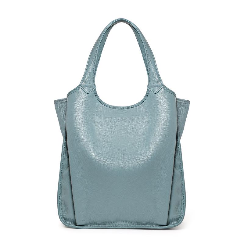 Qiandian Dam 2024 Axelväska i Kohud: Trendig, Passar till allt, Handväska med stor kapacitet