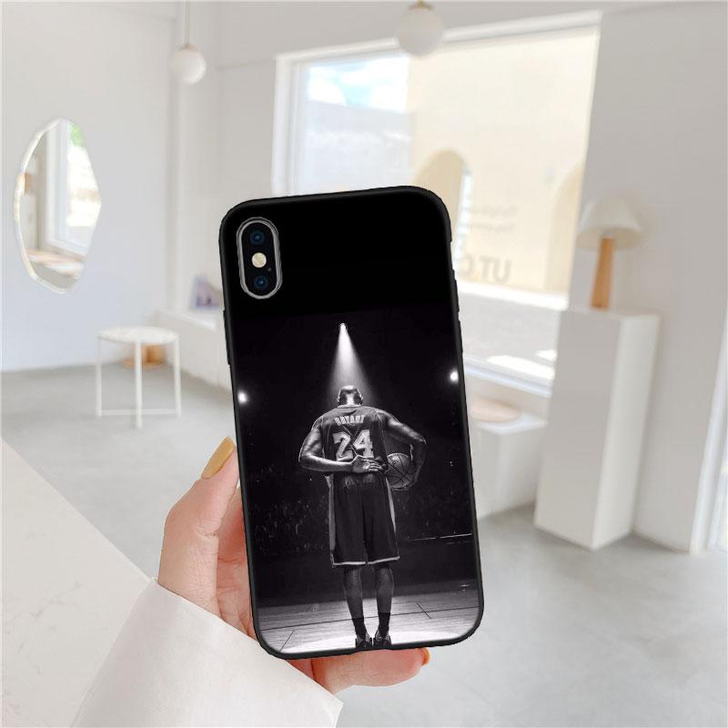 BF77 K-Kobes 24-8 Soft Shell Phone Case for iPhone 16 15 14 13 12 Pro Max Plus Mini