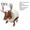 Tissue Dispenser 3D Printed Elk Toilet Paper Holder, Stable Base Bathroom Roll Durable Stand Dispenser, Waterproof PLA Decorative Towel Storage,