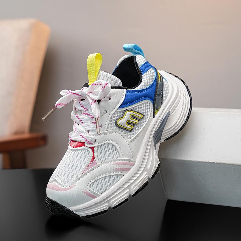 

Children s dad shoes 2025 spring and autumn new classmates boys sports shoes soft sole non-slip lightweight breathable girls running shoes 26
