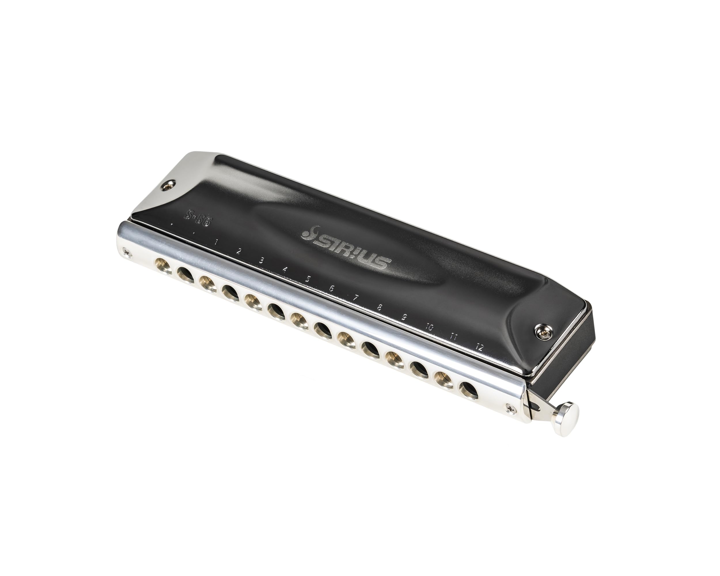 

SUZUKI Suzuki Chromatic Harmonica Sirius Series Short Stroke S-56S серебряный