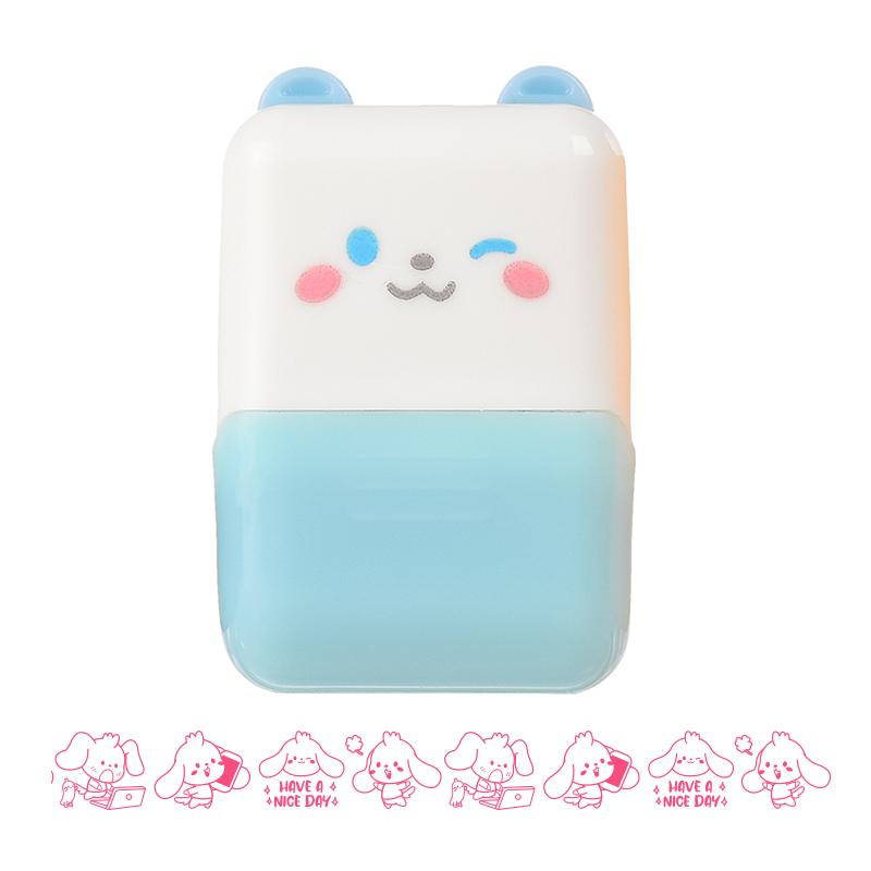 Cute Animals Cartoon Character Rolling Stamp DIY Creative Seal Graffiti Handbook Roller Decoration Stationery Journal Supplies